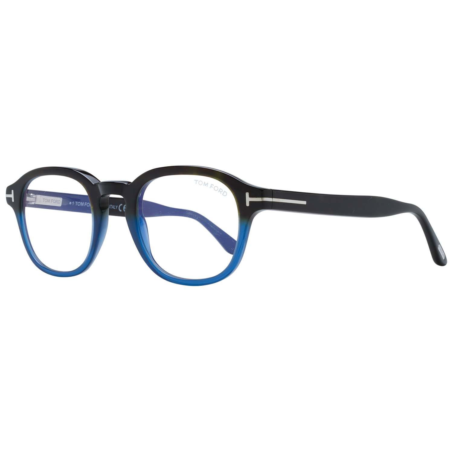 Tom Ford Eyeglasses Tom Ford Glasses Frames FT5698-B 055 48mm Blue Light Block - Men Black Rectangular Full Rim Eyeglasses Eyewear UK USA Australia 