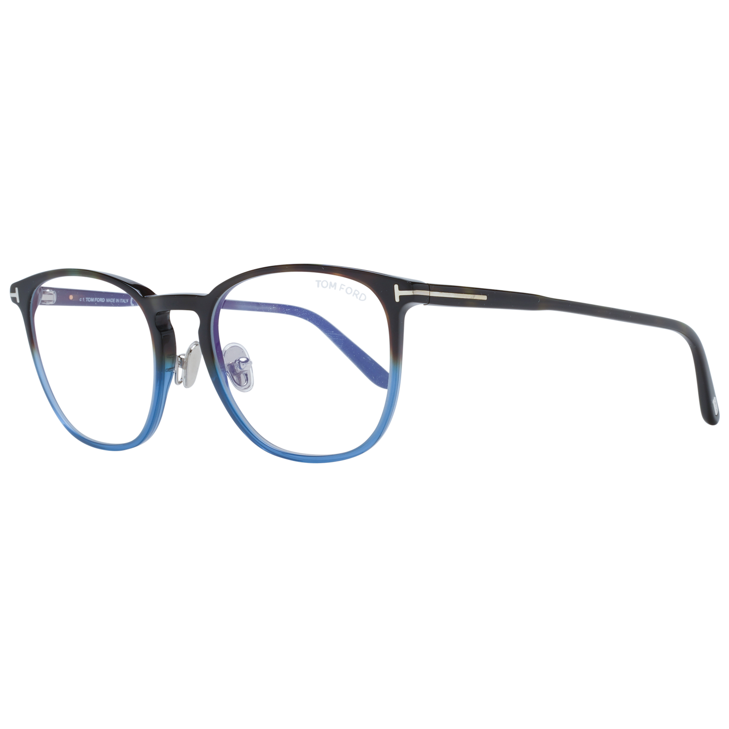 Tom Ford Eyeglasses Tom Ford Glasses Frames FT5700-B 055 54mm Blue Light Blocker Men Brown Round Oval Eyeglasses Eyewear UK USA Australia 