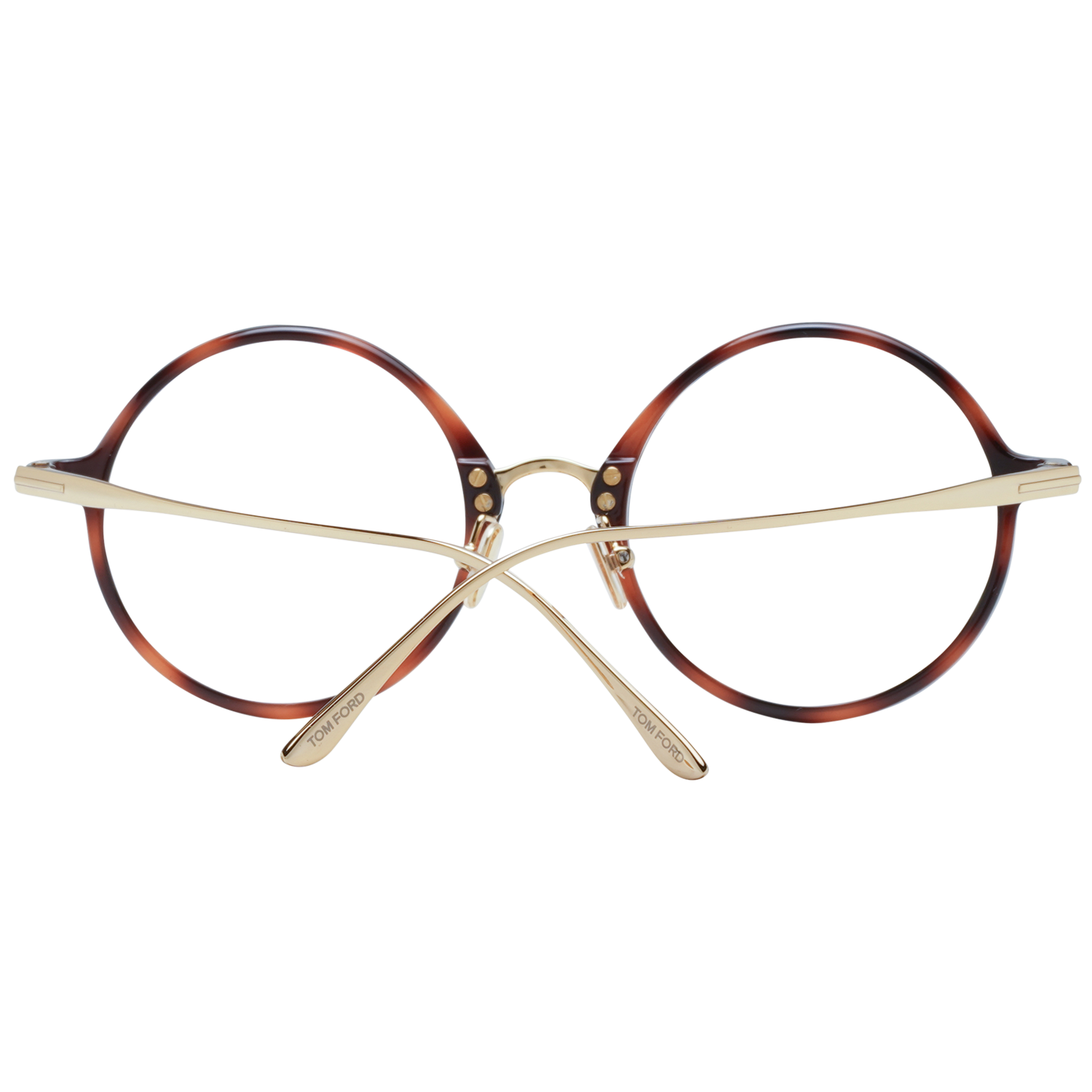 Tom Ford Eyeglasses Tom Ford Glasses Frames FT5703-B 053 52mm Blue Light Blocker Women Brown Round Eyeglasses Eyewear UK USA Australia 