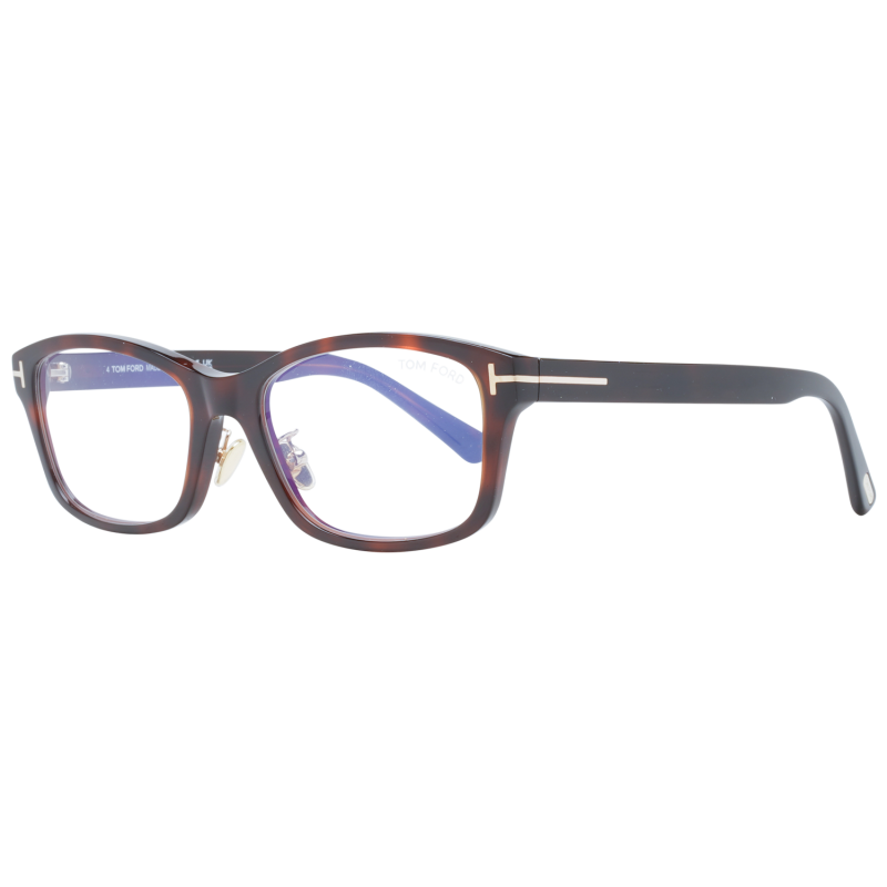 Tom Ford Eyeglasses Tom Ford Glasses Frames FT5724-D-B 052 56mm Blue Light Blocker Unisex Brown Square Eyeglasses Eyewear designer