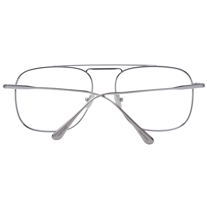 Tom Ford Eyeglasses Tom Ford Glasses Frames FT5731-B 014 56mm Blue Light Blocker Silver Pilot-Aviator Eyeglasses Eyewear designer