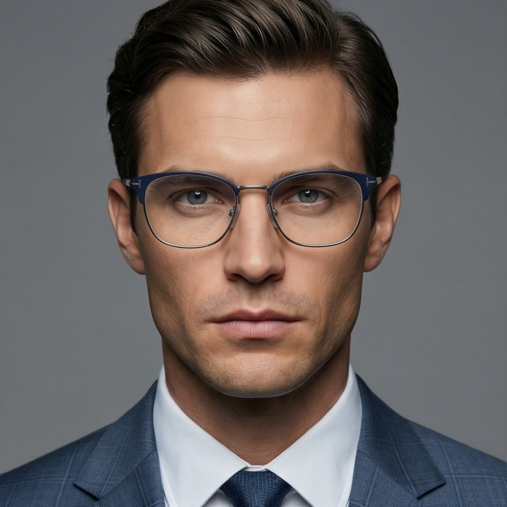 Tom Ford Eyeglasses Tom Ford Glasses Frames FT5750-B 091 52mm Men Blue Rectangular Eyeglasses Eyewear designer