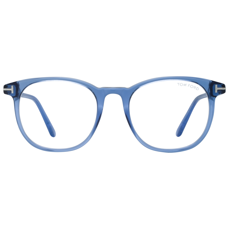 Tom Ford Eyeglasses Tom Ford Glasses Frames FT5754-B 090 53mm Blue Light Blocker Men Blue Oval Eyeglasses Eyewear designer