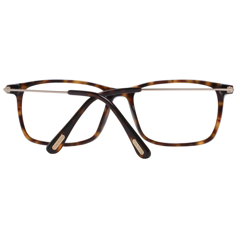 Tom Ford Eyeglasses Tom Ford Glasses Frames FT5758-B 052 56mm Blue Light Block Men Brown Rectangular Eyeglasses Eyewear designer