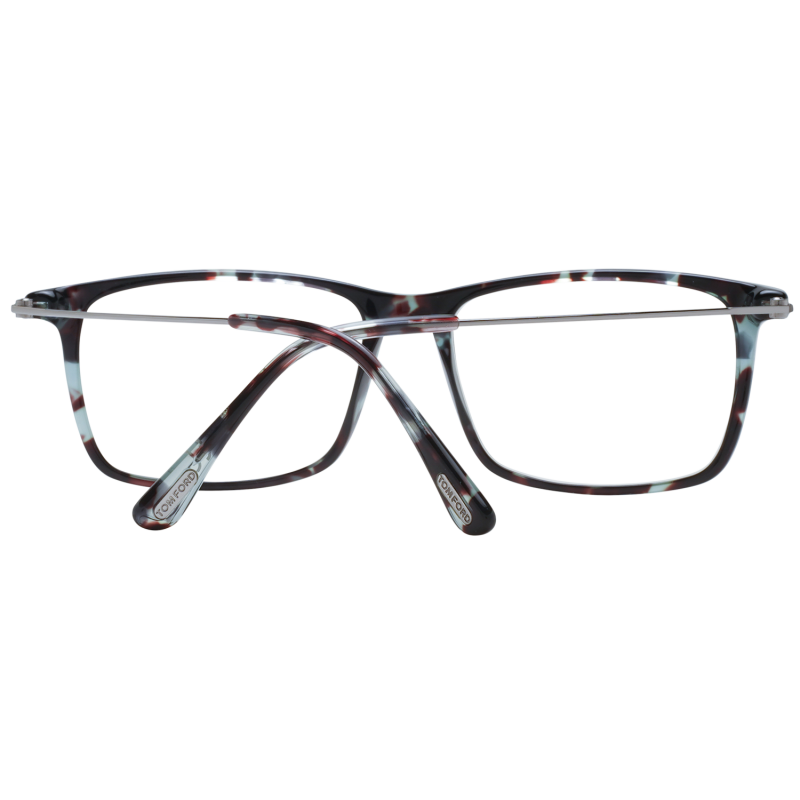 Tom Ford Eyeglasses Tom Ford Glasses Frames FT5758-B 055 56mm Blue Light Block Men Brown Rectangular Eyeglasses Eyewear designer