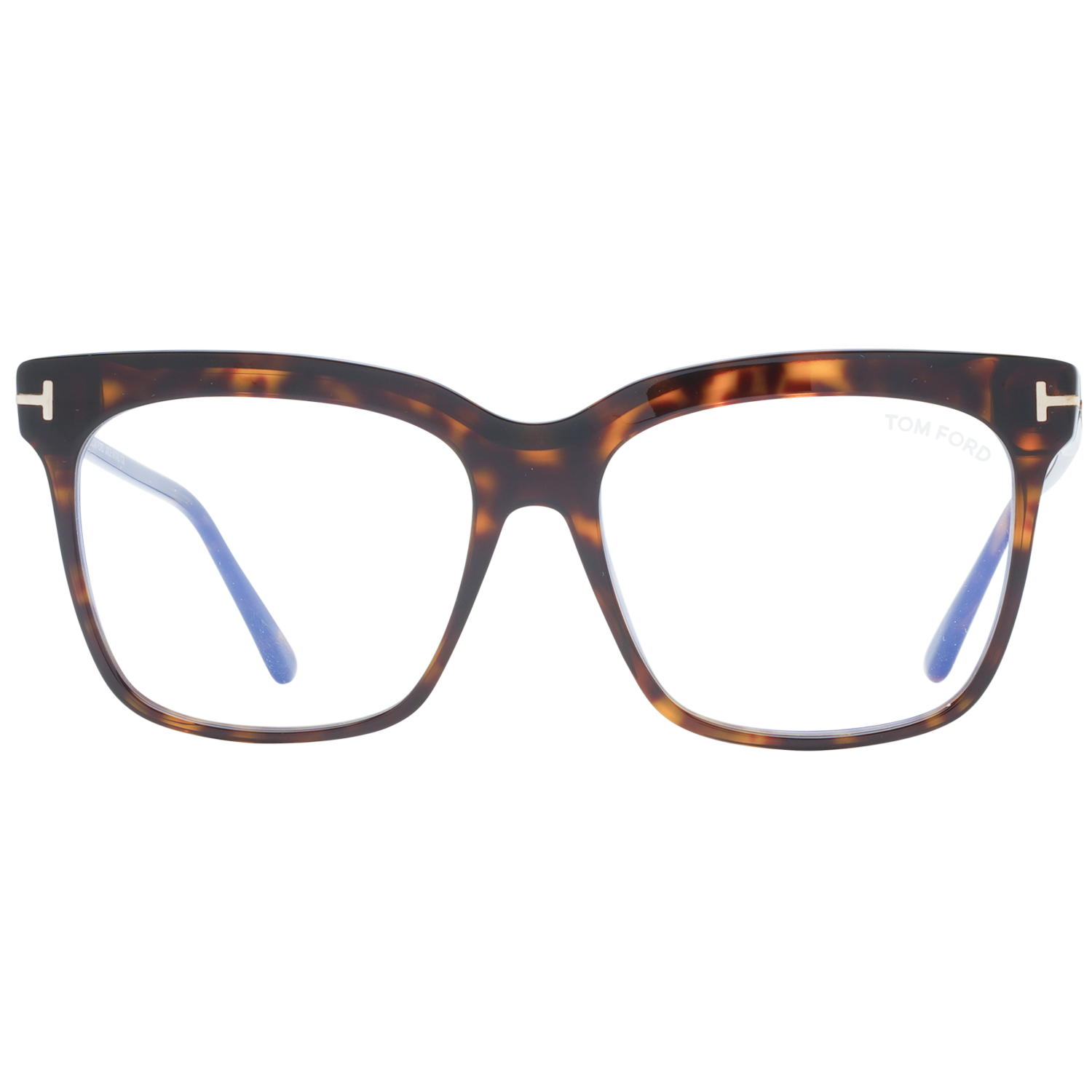 Tom Ford Eyeglasses Tom Ford Glasses Frames FT5768-B 052 54mm Women Brown Square Blue Light Blocker Eyeglasses Eyewear designer