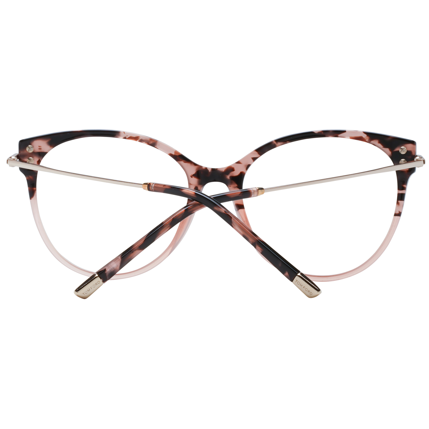 Tom Ford Eyeglasses Tom Ford Glasses Frames FT5770-B 055 54mm Women Brown Round Blue Light Blocker Eyeglasses Eyewear designer