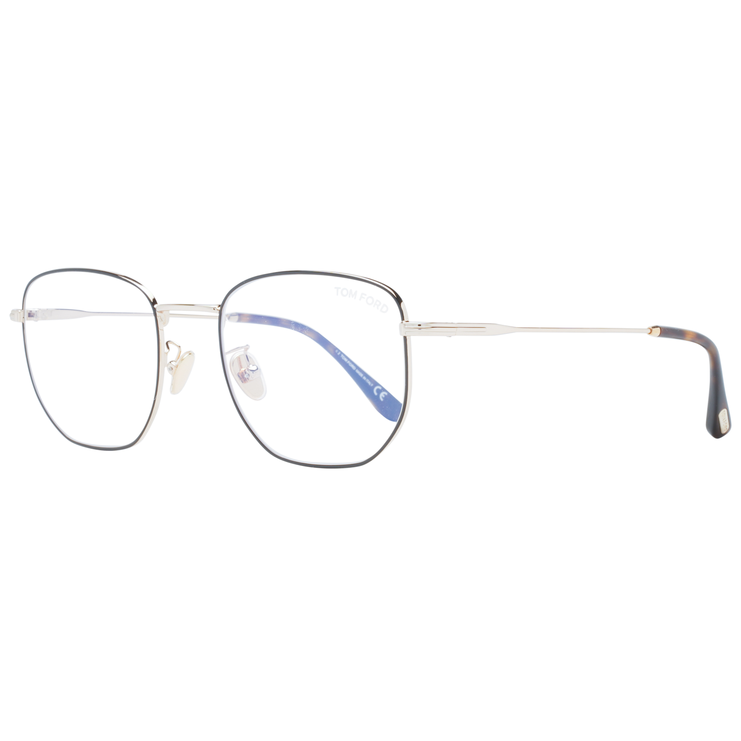 Tom Ford Eyeglasses Tom Ford Glasses Frames FT5773-D-B 028 53mm Men Black Square Blue Light Blocker Eyeglasses Eyewear designer