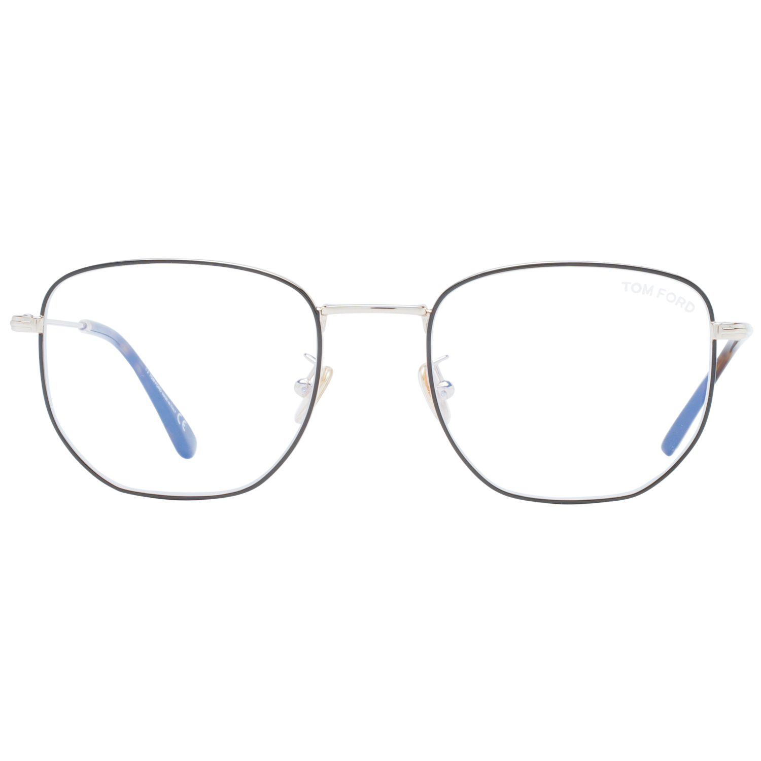 Tom Ford Eyeglasses Tom Ford Glasses Frames FT5773-D-B 028 53mm Men Black Square Blue Light Blocker Eyeglasses Eyewear designer