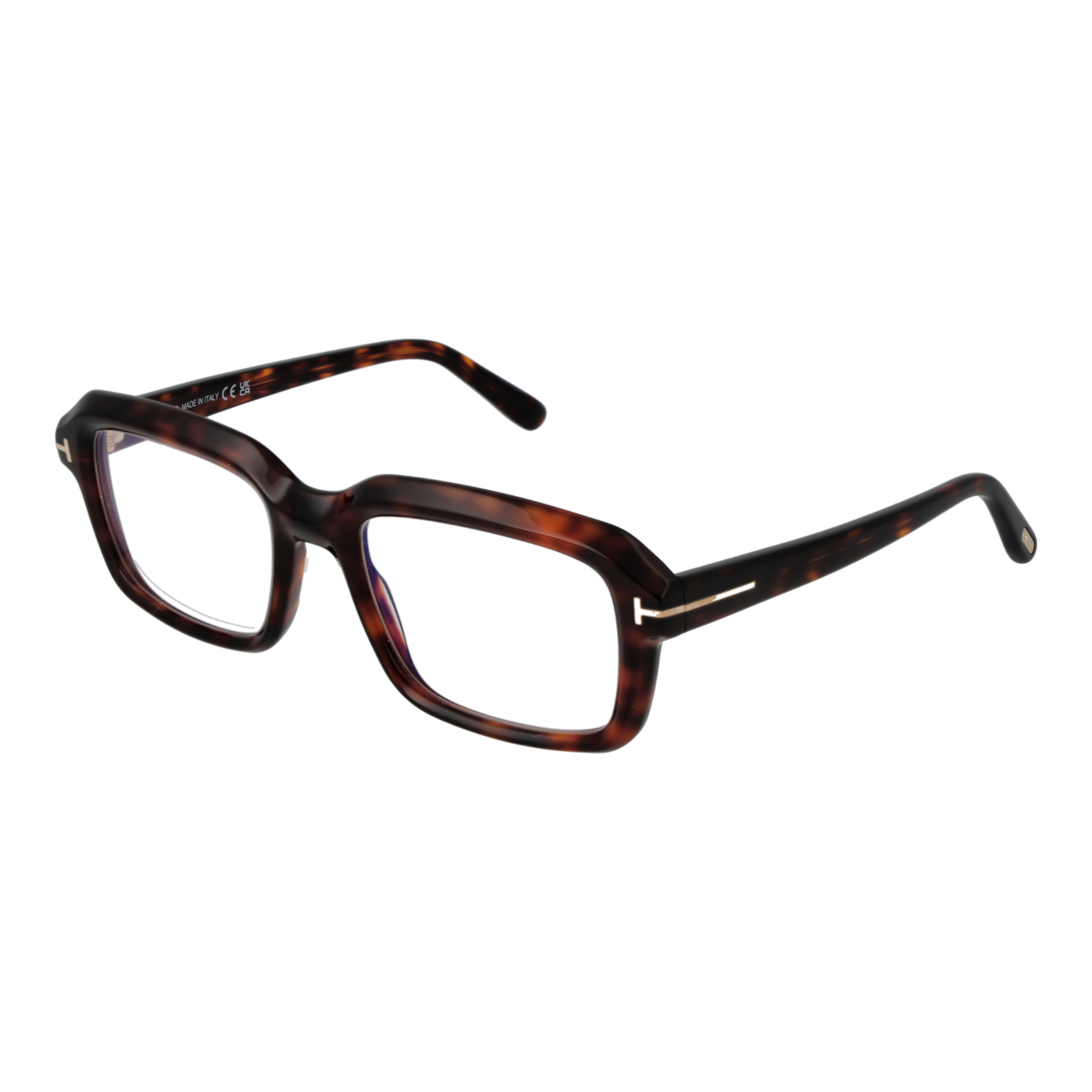 Tom Ford Eyeglasses Tom Ford Glasses Frames FT5888-B 054 54mm Blue Light Block - Men Brown Tortoise Rectangular Eyeglasses Eyewear UK USA Australia 