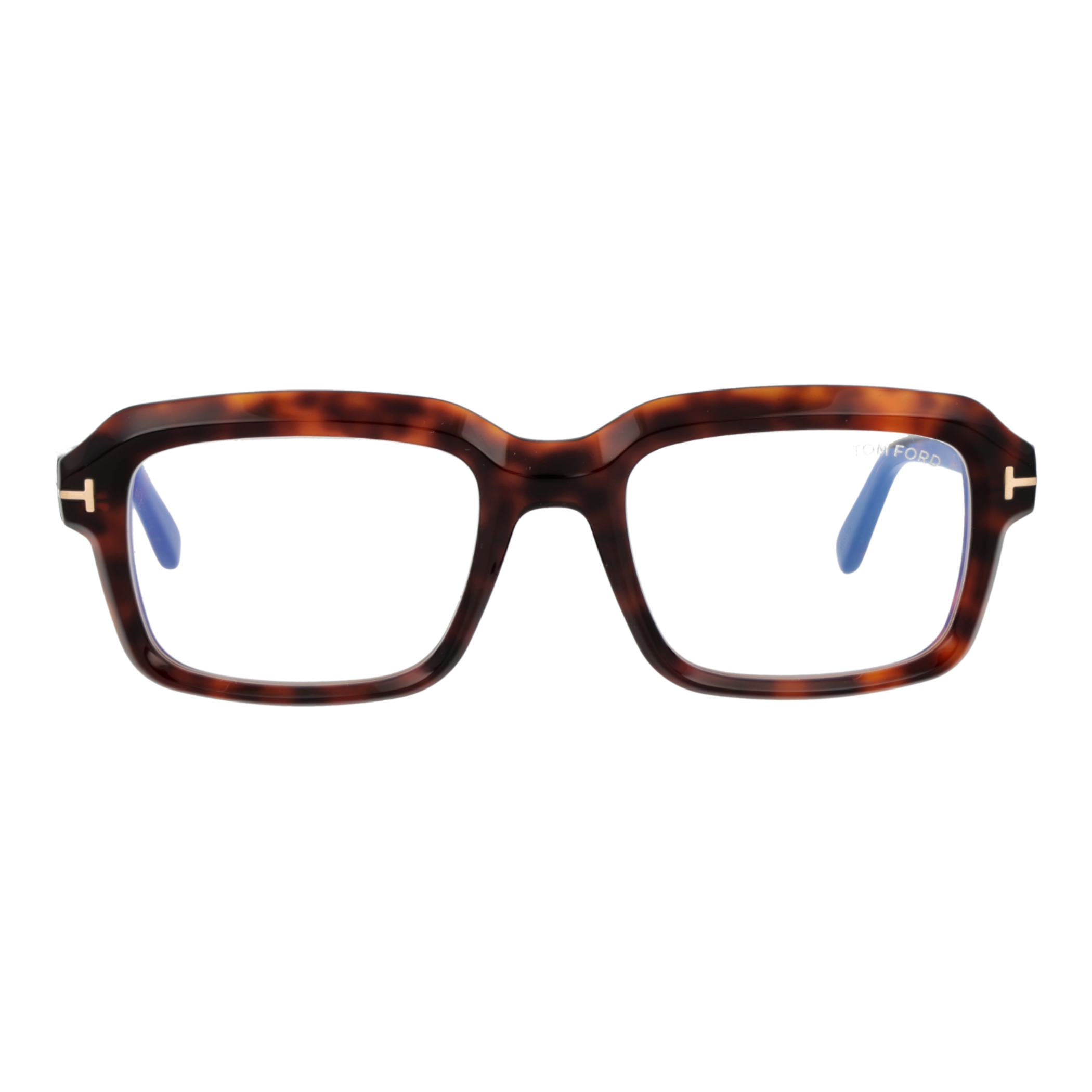 Tom Ford Eyeglasses Tom Ford Glasses Frames FT5888-B 054 54mm Blue Light Block - Men Brown Tortoise Rectangular Eyeglasses Eyewear UK USA Australia 