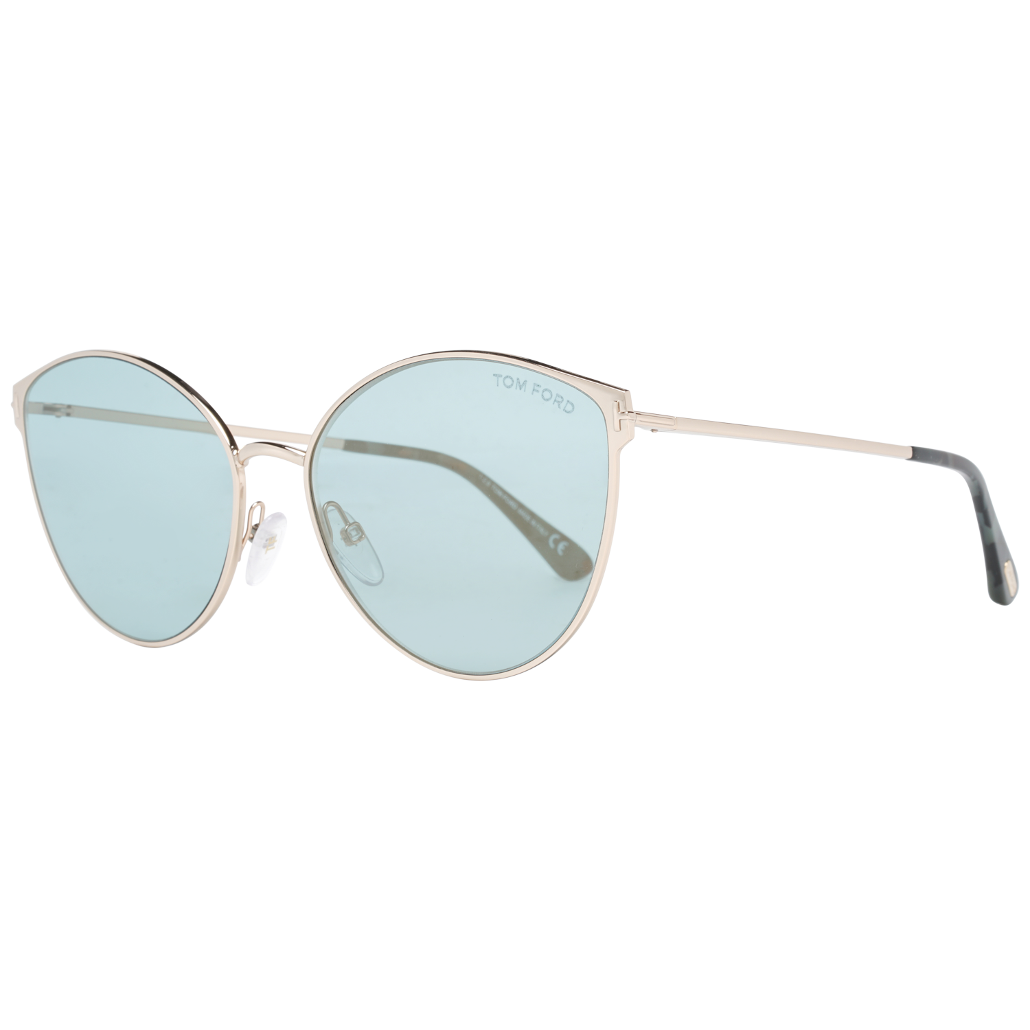 Tom Ford Sunglasses Tom Ford Sunglasses FT0654 28X 60mm Zeila - Rose Gold/Blue Oval Eyeglasses Eyewear UK USA Australia 