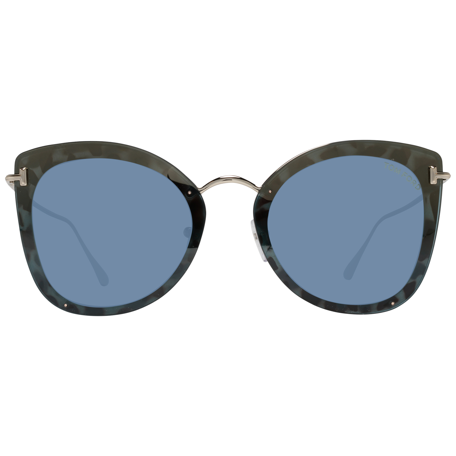 Tom Ford Sunglasses Tom Ford Sunglasses FT0657 55X 62mm Charlotte Women Brown/Blue Mirrored Cat Eye Eyeglasses Eyewear UK USA Australia 