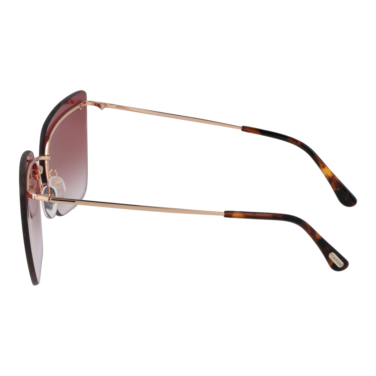 Tom Ford Sunglasses Tom Ford Sunglasses FT0682 33G 63mm Camilla Women's Butterfly Rimless Eyeglasses Eyewear designer