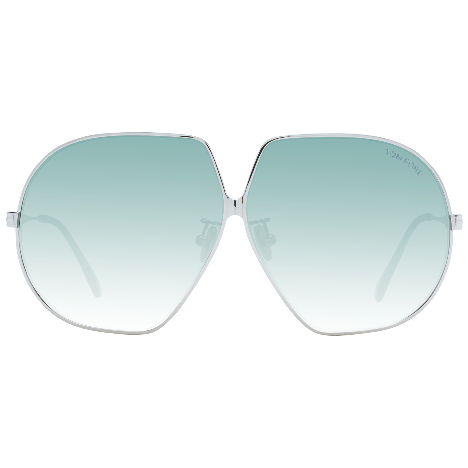 Tom Ford Sunglasses Tom Ford Sunglasses FT0785 16P 66mm Tara - Silver/Green Gradient Butterfly Full Rim Eyeglasses Eyewear UK USA Australia 