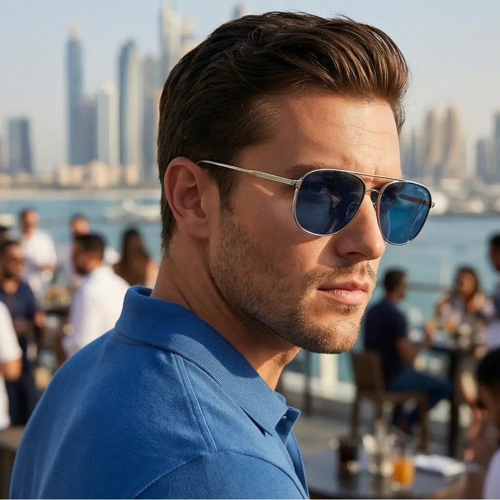 Tom Ford Sunglasses Tom Ford Sunglasses FT0827 14V Silver pilot-Aviator Blue Lens 56mm Eyeglasses Eyewear designer