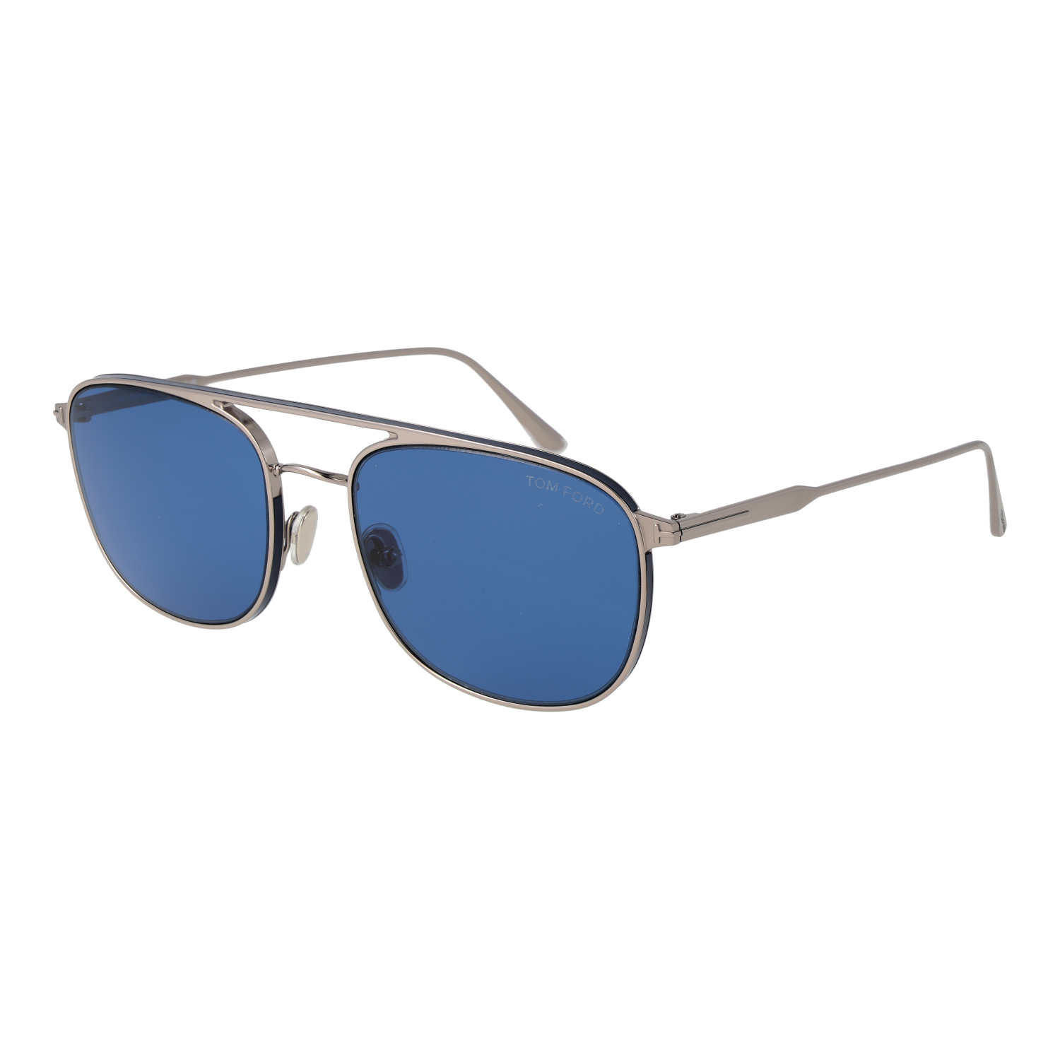 Tom Ford Sunglasses Tom Ford Sunglasses FT0827 14V Silver pilot-Aviator Blue Lens 56mm Eyeglasses Eyewear designer