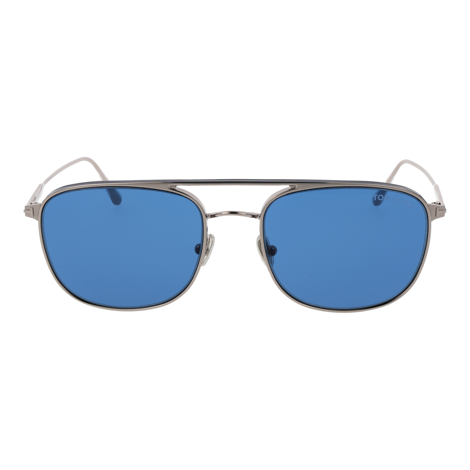 Tom Ford Sunglasses Tom Ford Sunglasses FT0827 14V Silver pilot-Aviator Blue Lens 56mm Eyeglasses Eyewear designer