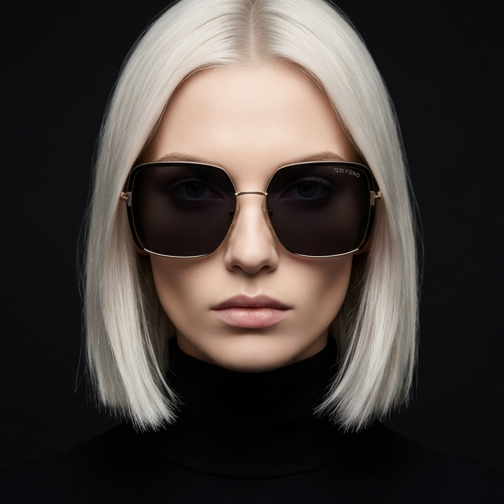 Tom Ford Sunglasses Tom Ford Sunglasses FT1006 02A Black Butterfly Mirrored Full Rim Women 60mm Eyeglasses Eyewear designer