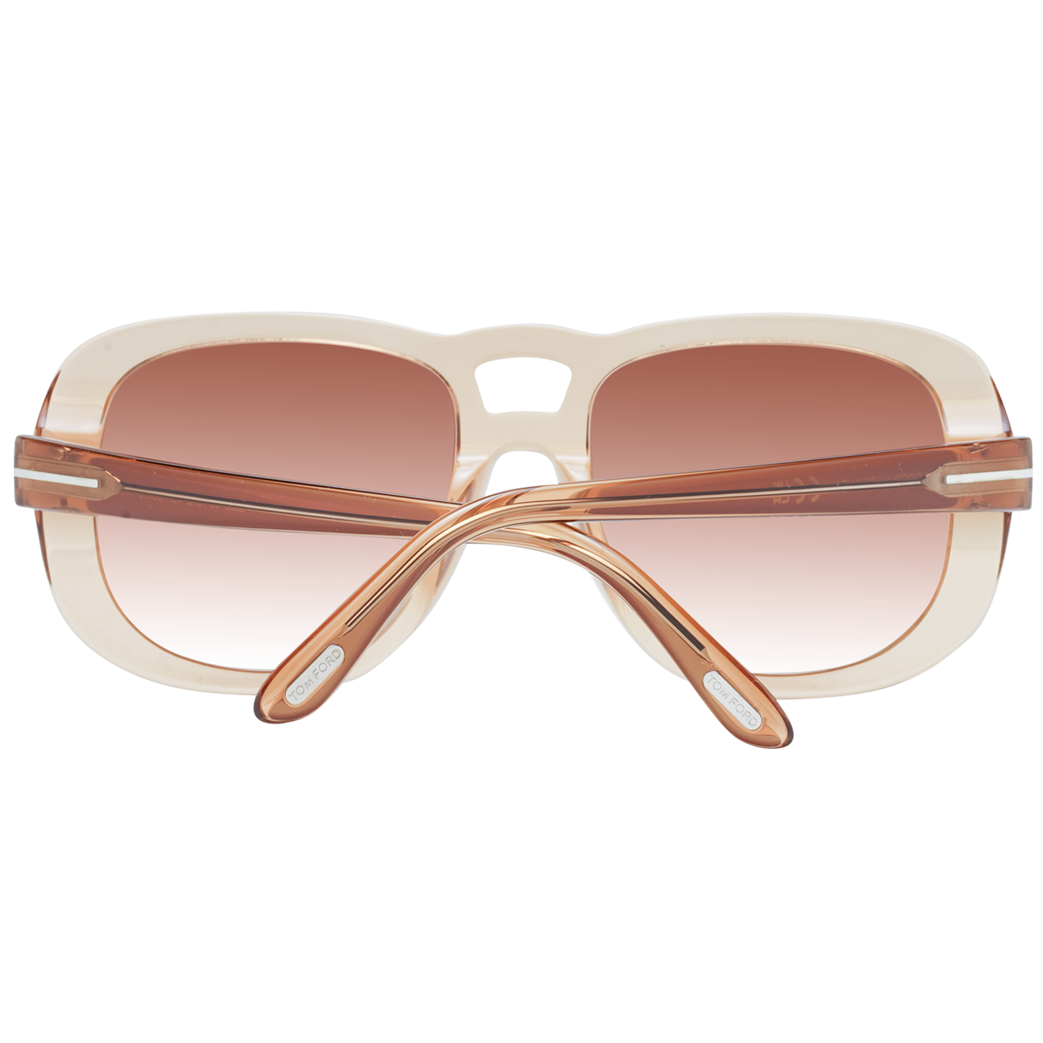 Tom Ford Sunglasses Tom Ford Sunglasses FT1012 45F Billie Brown Pilot-Aviator Gradient Women 56mm Eyeglasses Eyewear designer