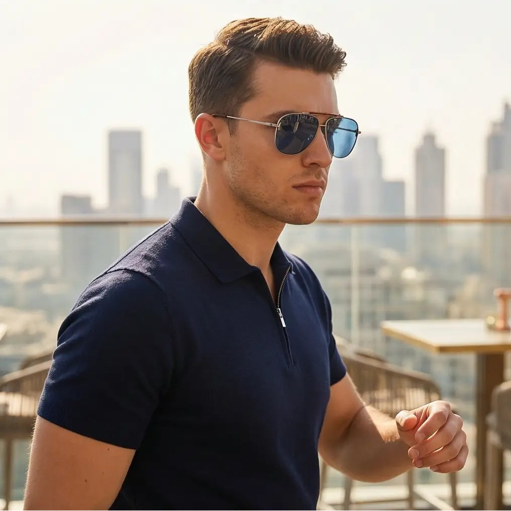 Tom Ford Sunglasses Tom Ford Sunglasses FT1017 14V Silver Pilot-Aviator Blue Lens 60mm Eyeglasses Eyewear designer