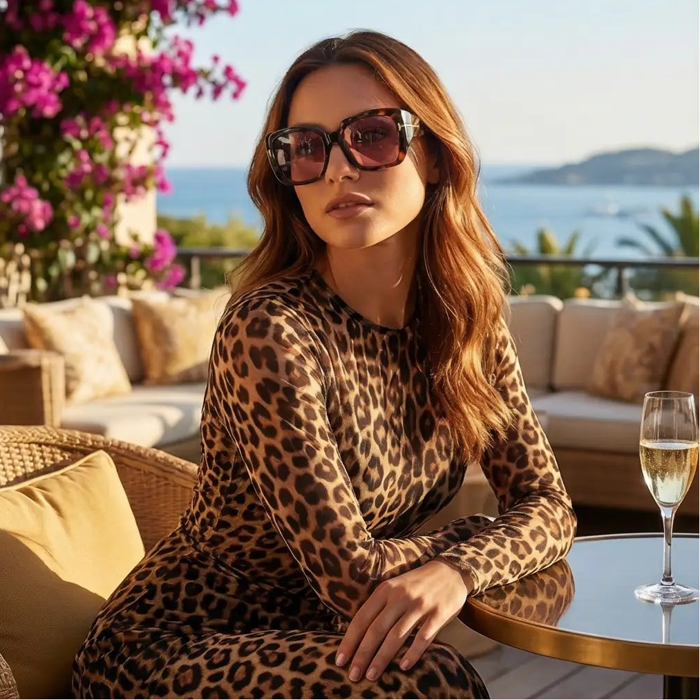 Tom Ford Sunglasses Tom Ford Sunglasses FT1035 52Y Brown Tortoiseshell Rectangular Rose Lens 51mm Eyeglasses Eyewear designer