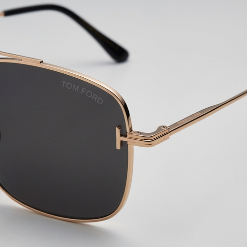 Tom Ford Sunglasses Tom Ford Sunglasses FT1144-K 28A Rose Gold Aviator Grey Lens Men 61mm Eyeglasses Eyewear designer