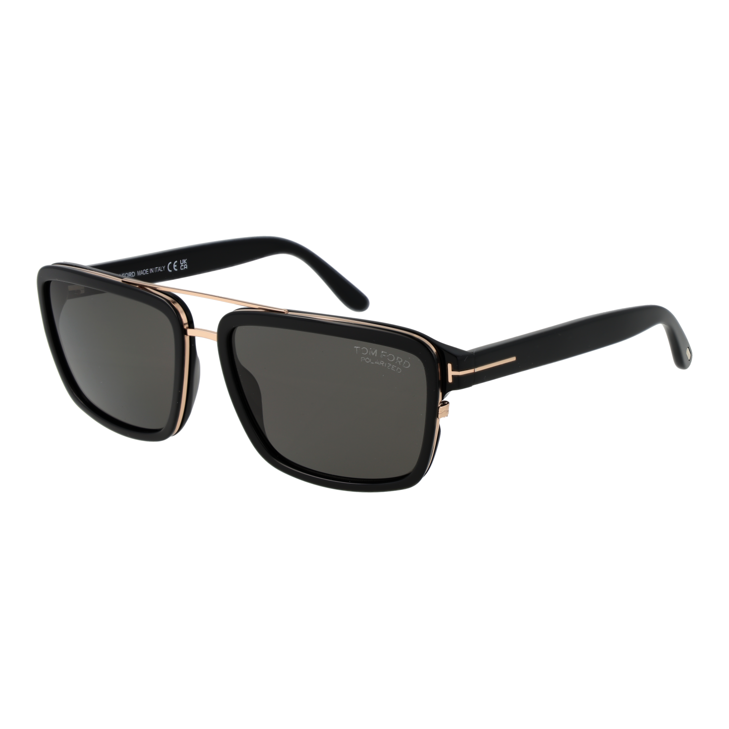 Tom Ford Sunglasses Tom Ford Sunglasses Men Shiny Black Rectangular Anders FT0780 01D 58mm Eyeglasses Eyewear designer