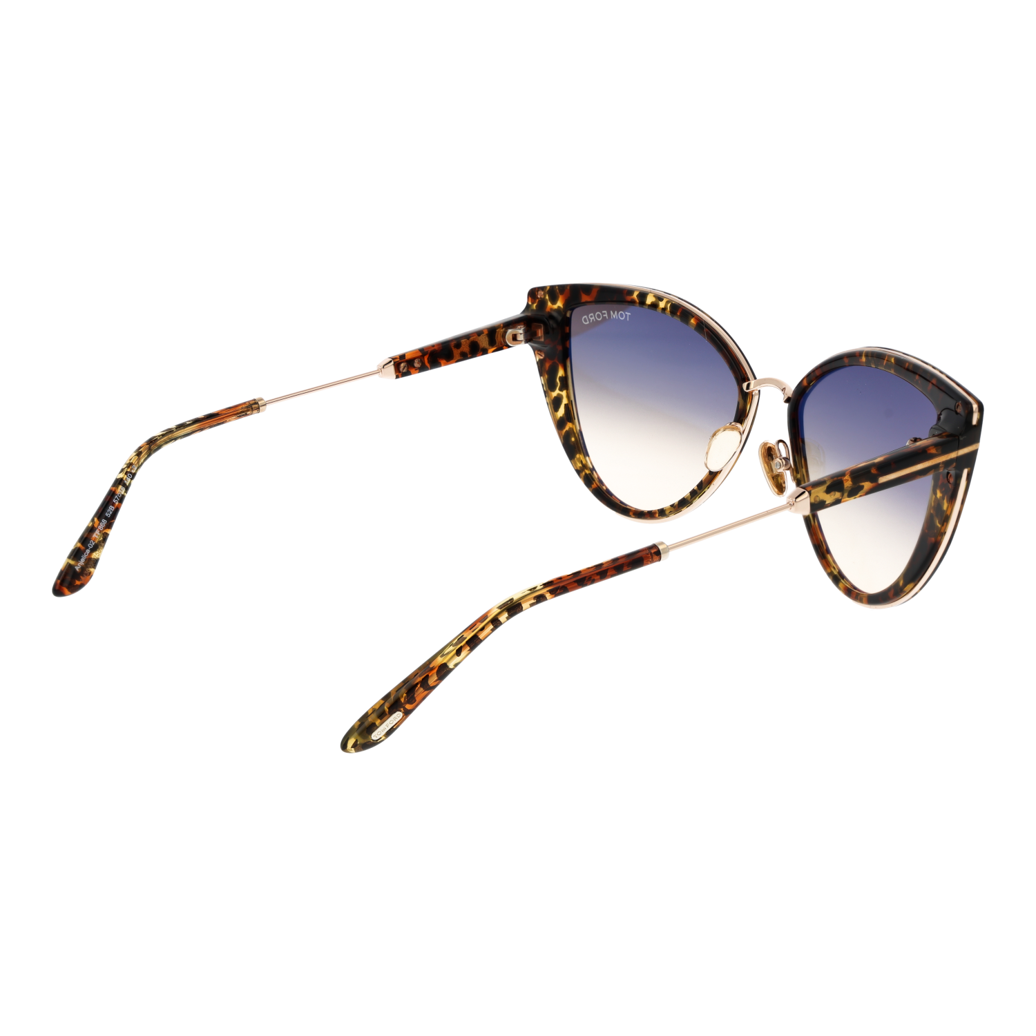 Tom Ford Sunglasses Tom Ford Sunglasses Women Brown Cat Eye Yellow Gradient Anjelica-02 FT0868 52B 57mm Eyeglasses Eyewear designer
