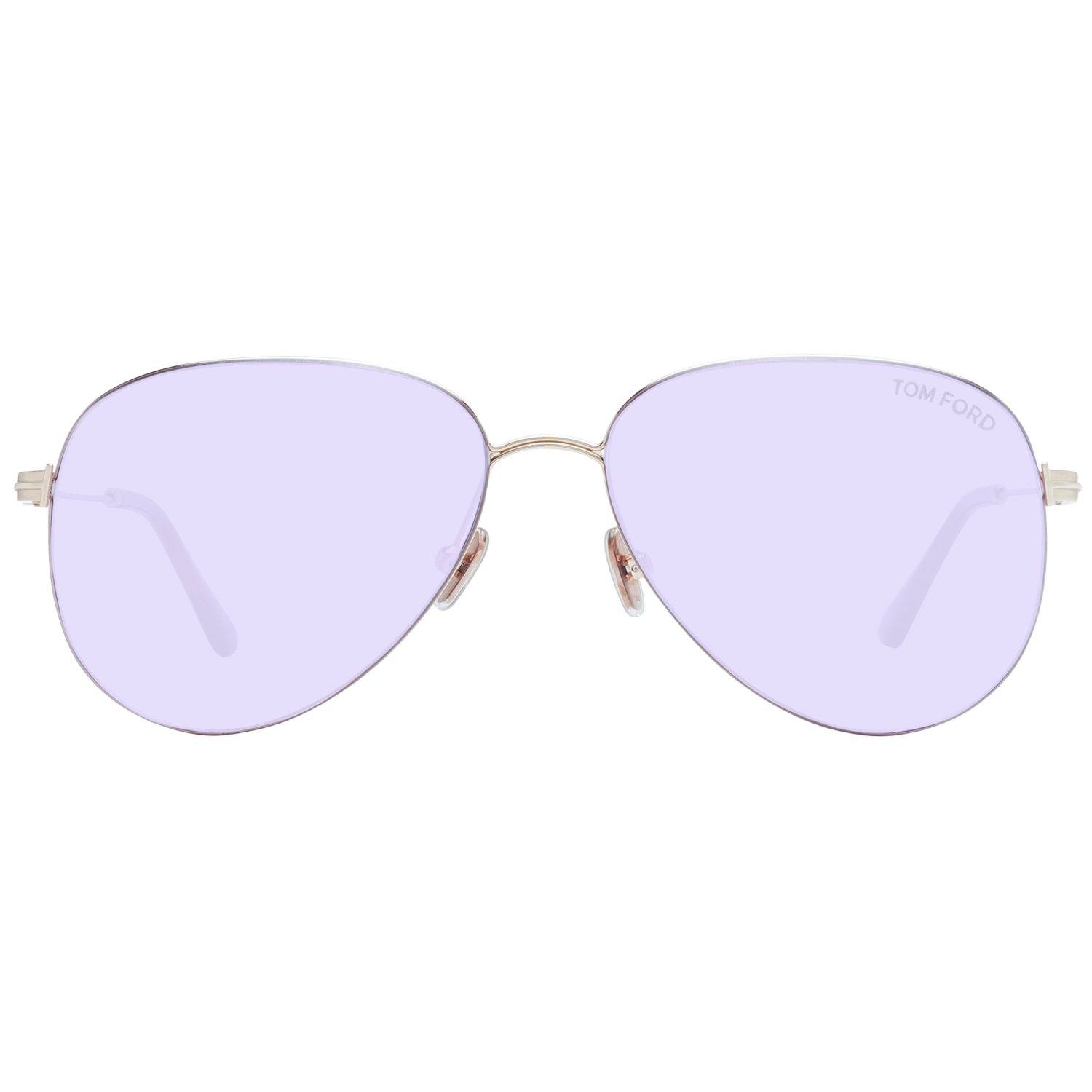Tom Ford Sunglasses Tom Ford Sunglasses Women Men Gold Metal Pilot-Aviator Purple Tint FT0993 28Y 59mm Porscha Eyeglasses Eyewear designer