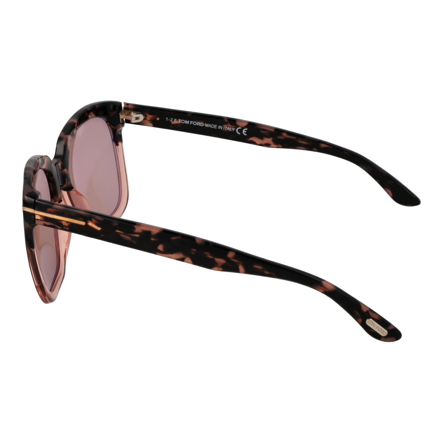 Tom Ford Sunglasses Tom Ford Sunglasses Women's Brown Rose Square Gradient AMARA FT0502 55G 55mm Eyeglasses Eyewear designer