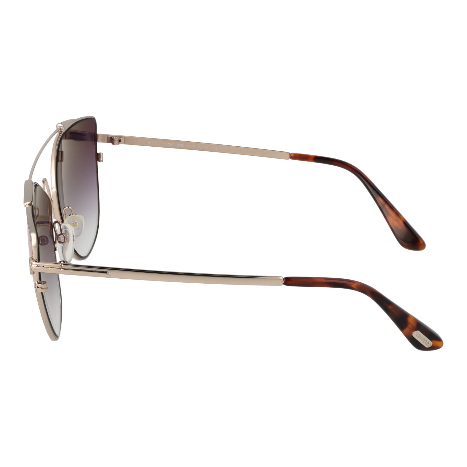 Tom Ford Sunglasses Tom Ford Sunglasses Women's Gold Metal Cat Eye Gradient Mirror FT0563 33G 64mm Eyeglasses Eyewear designer