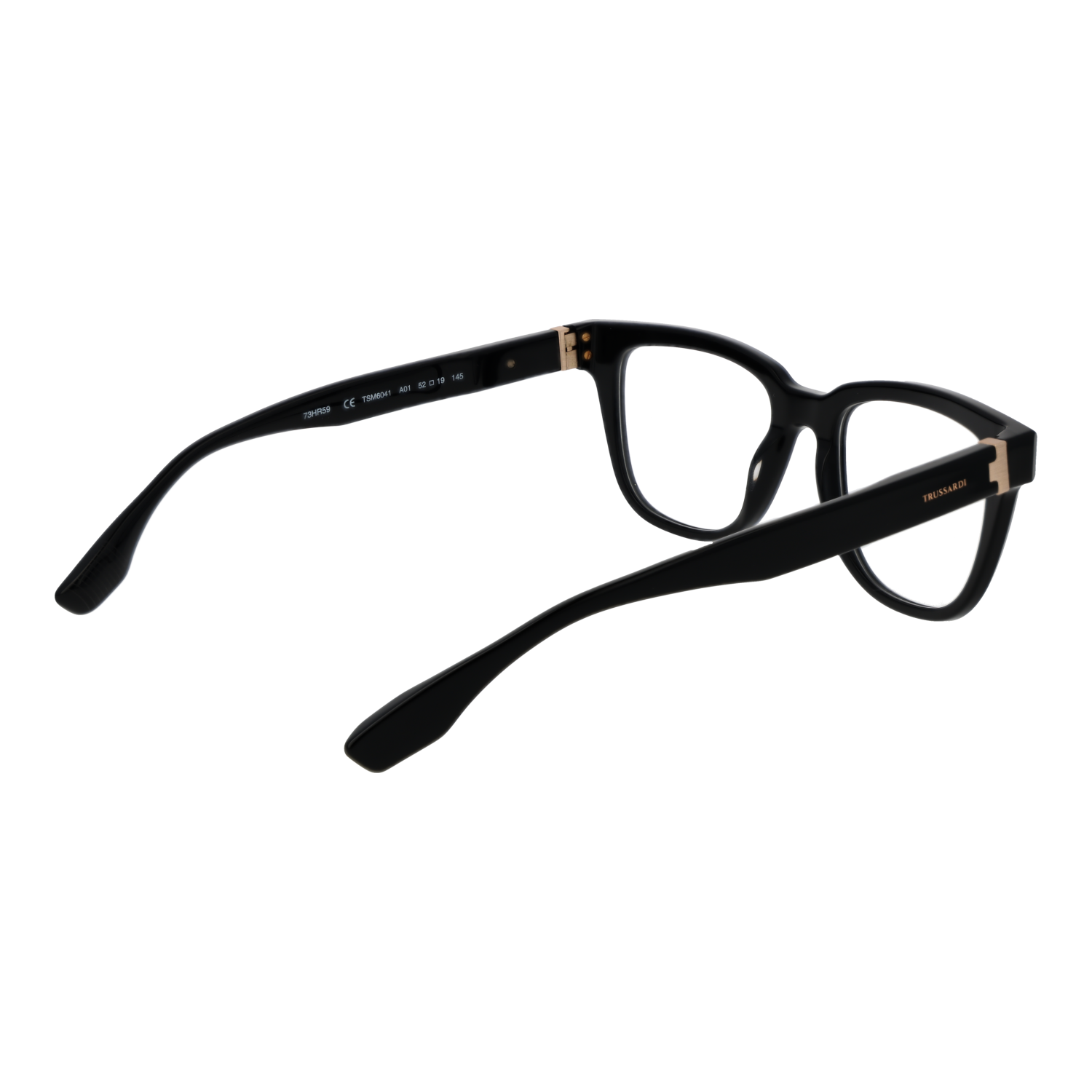 Trussardi Optical Frames Trussardi Eyeglasses Frames TSM6041 A01 52 Eyeglasses Eyewear designer