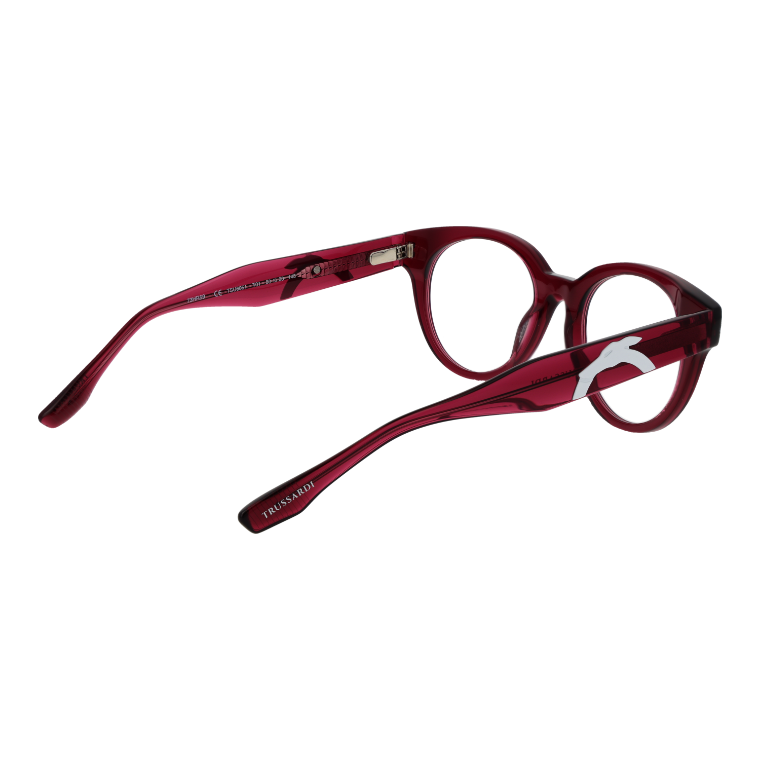 Trussardi Optical Frames Trussardi Eyeglasses Frames TSU6051 T01 50 Eyeglasses Eyewear designer