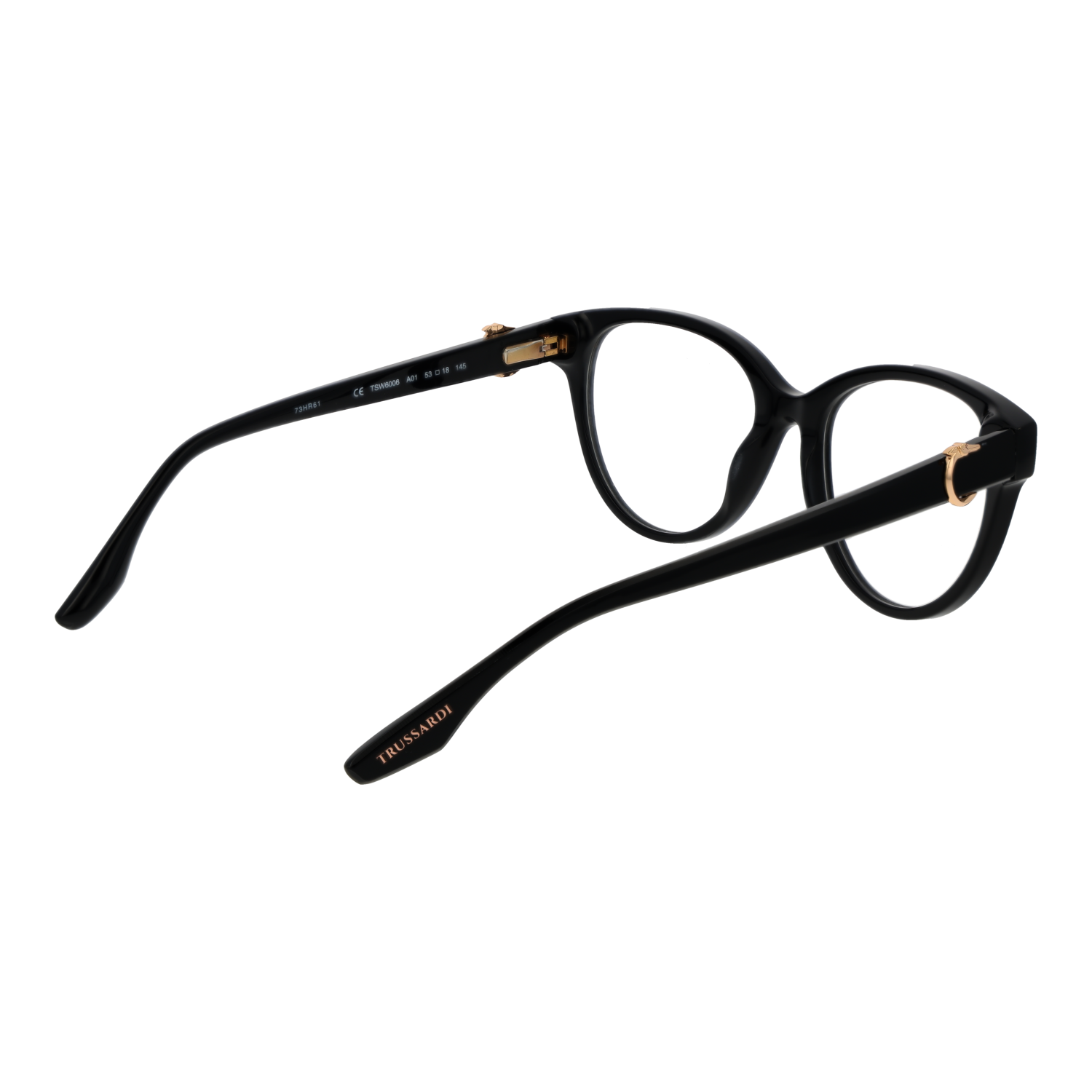 Trussardi Optical Frames Trussardi Eyeglasses Frames TSW6006 A01 54 Eyeglasses Eyewear designer