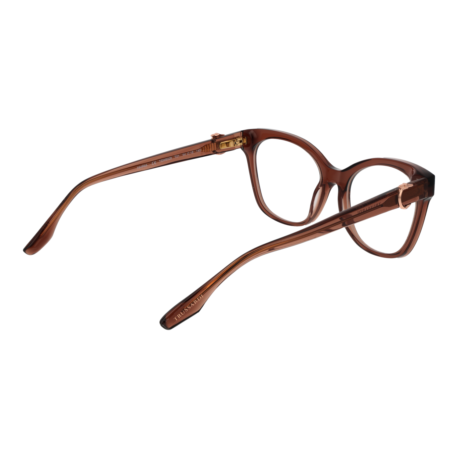 Trussardi Optical Frames Trussardi Eyeglasses Frames TSW6028 T01 55 Eyeglasses Eyewear designer
