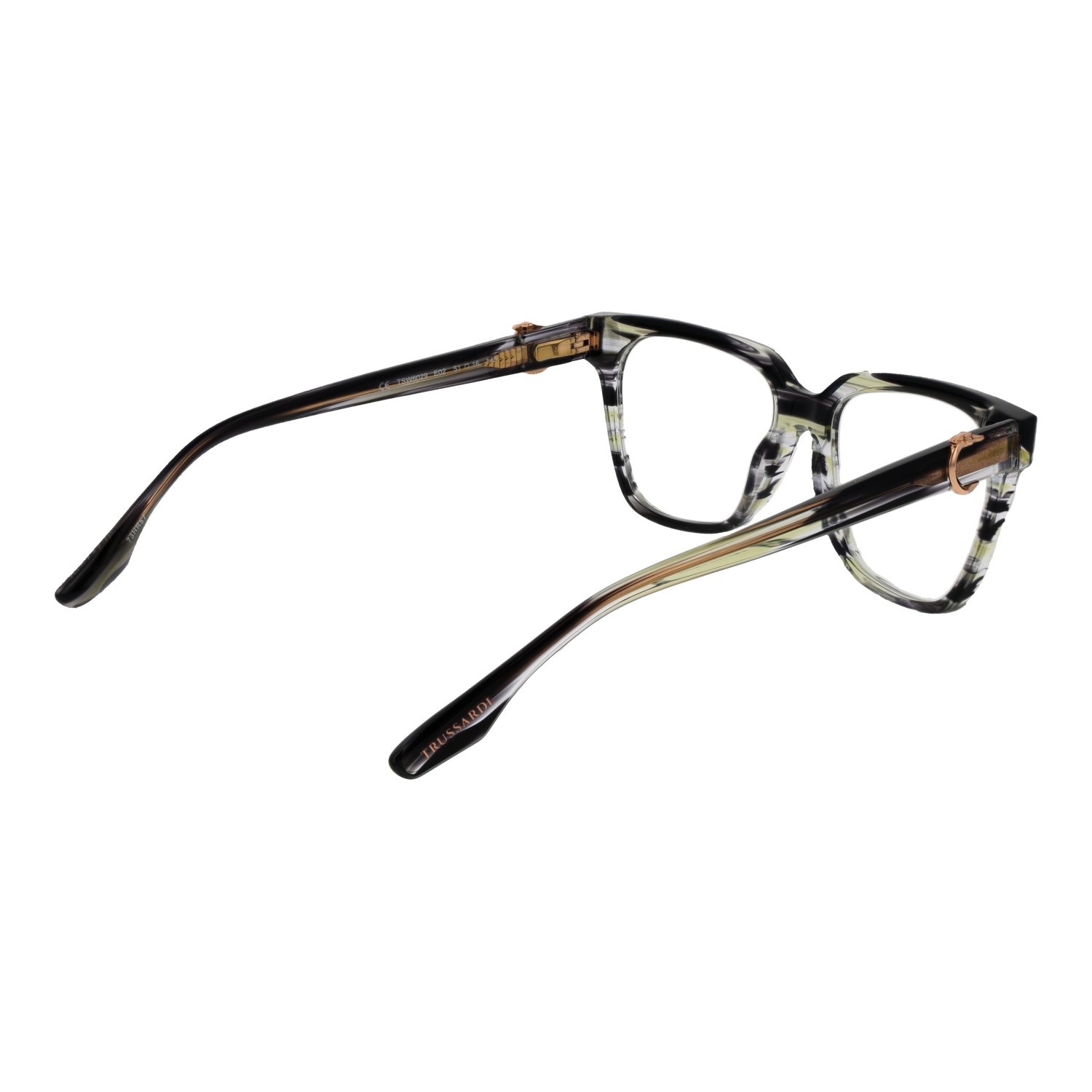 Trussardi Optical Frames Trussardi Eyeglasses Frames TSW6029 E02 52 Eyeglasses Eyewear designer
