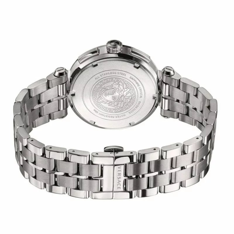 Versace designers Watches Versace Watch Men Silver Swiss Quartz Chronograph VE1D00319