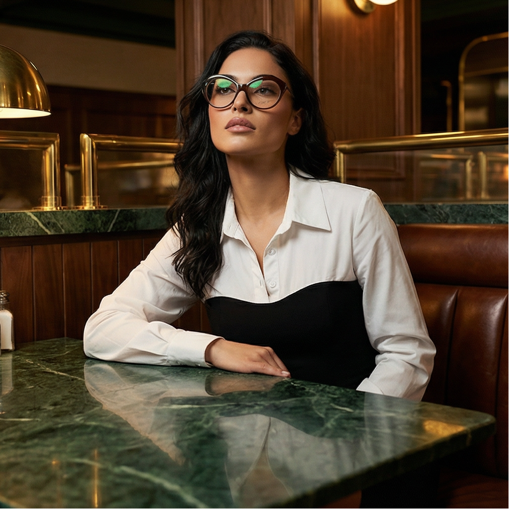 Yohji Yamamoto Eyeglasses Yohji Yamamoto Eyeglasses Brown Round Frames YY1004 118 51mm Eyeglasses Eyewear designer