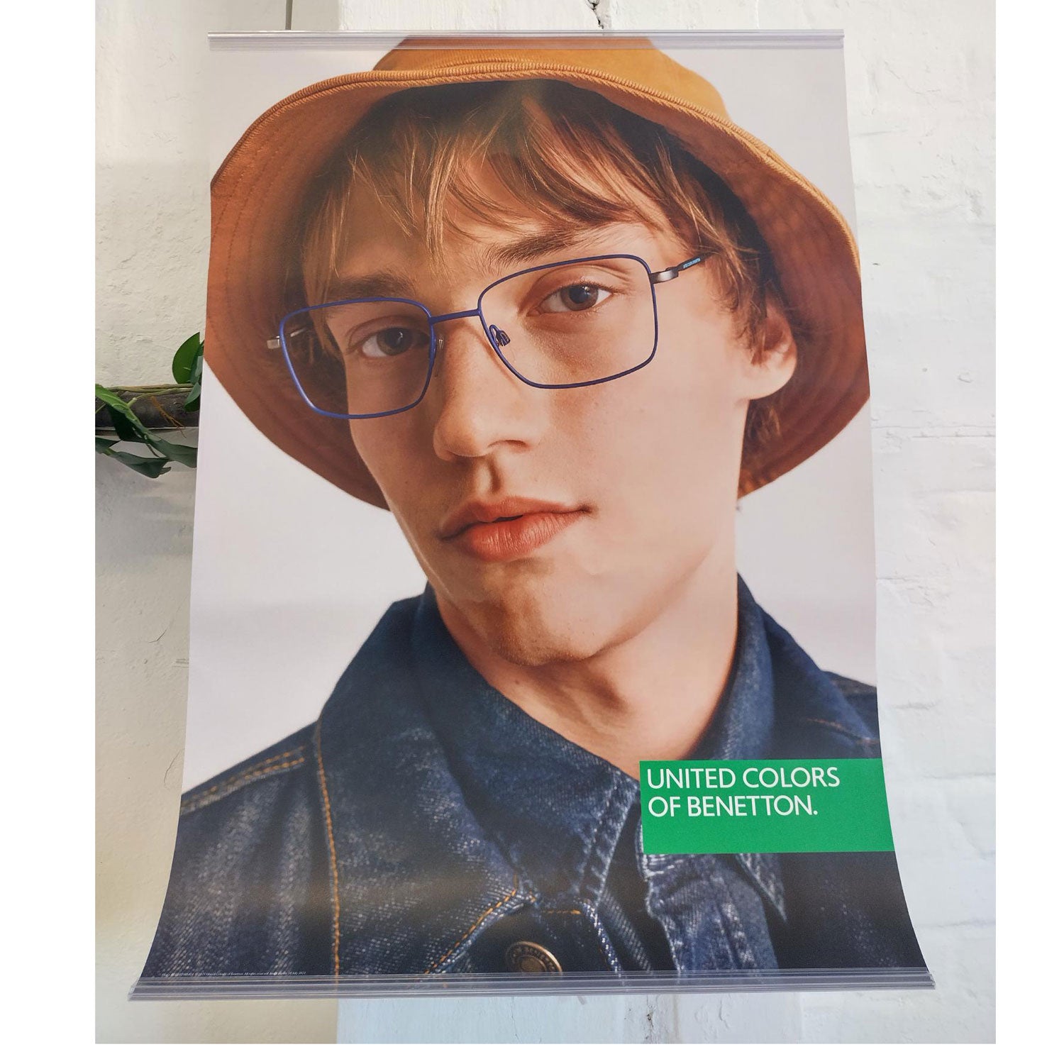 Benetton Equipment Benetton Optical Double Sided Banner SS21 Eyeglasses Eyewear UK USA Australia 