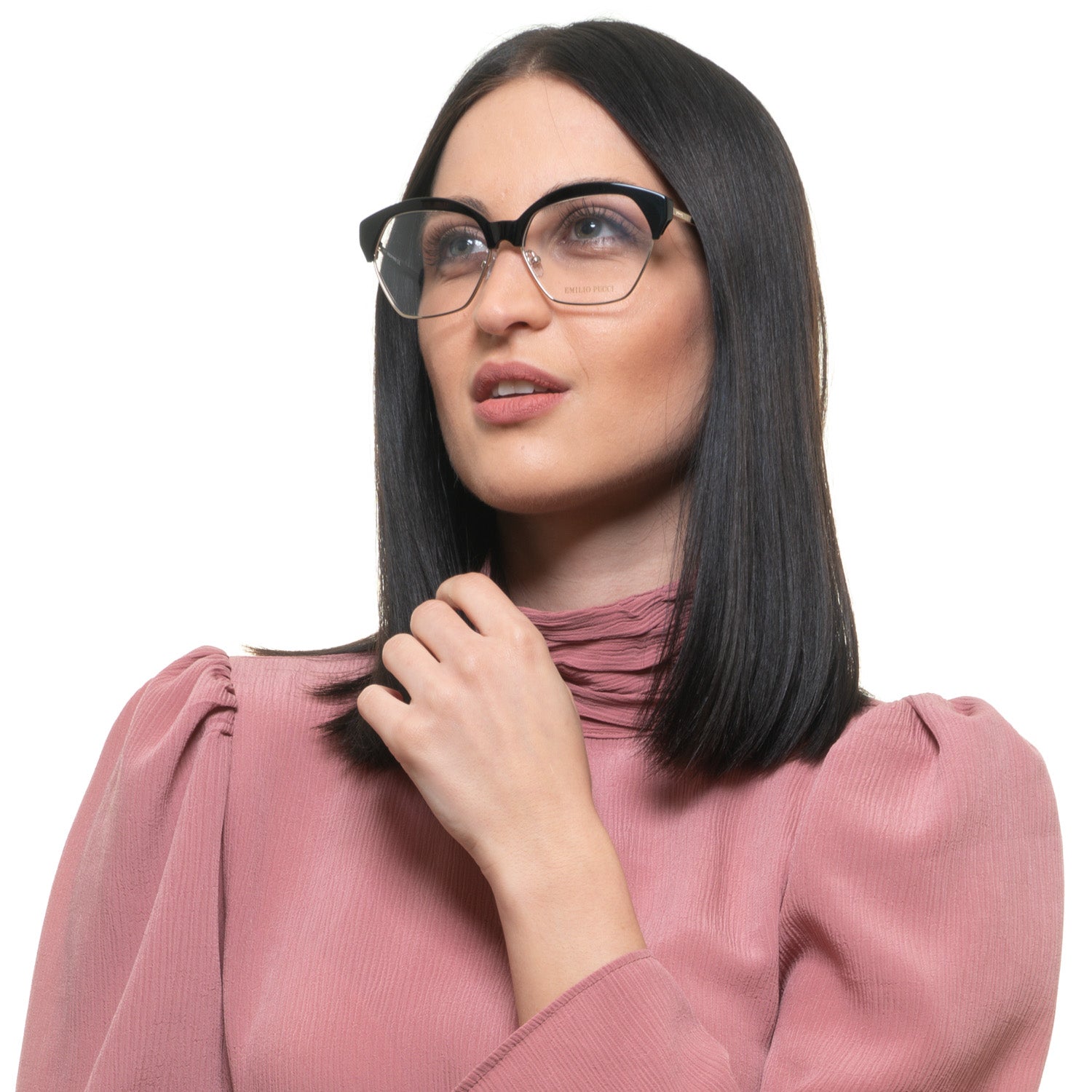 Emilio Pucci Frames Emilio Pucci Optical Frame EP5070 001 56 Eyeglasses Eyewear UK USA Australia 