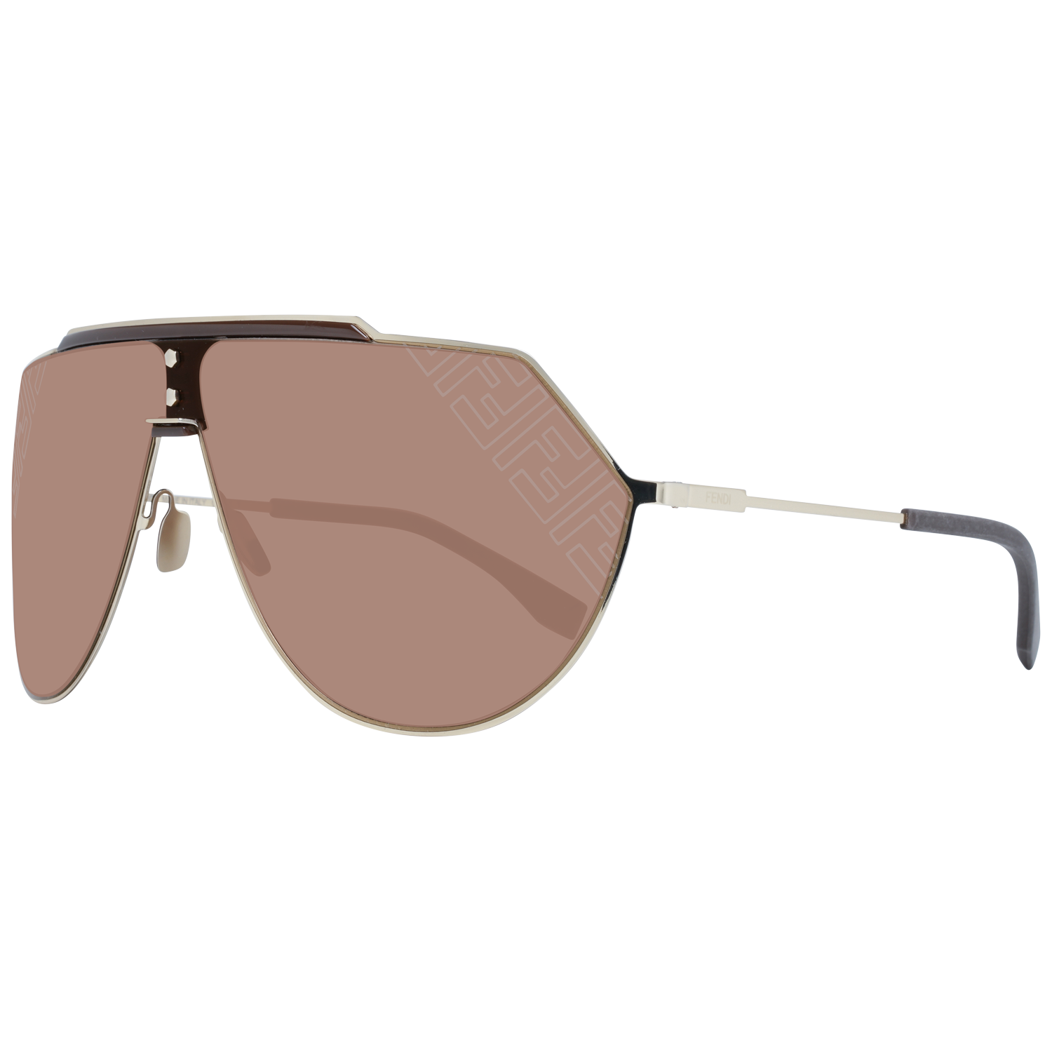 Fendi Sunglasses Fendi Sunglasses Men Brown Lenses Gold Aviator FFM0075/S J5G Eyeglasses Eyewear UK USA Australia 