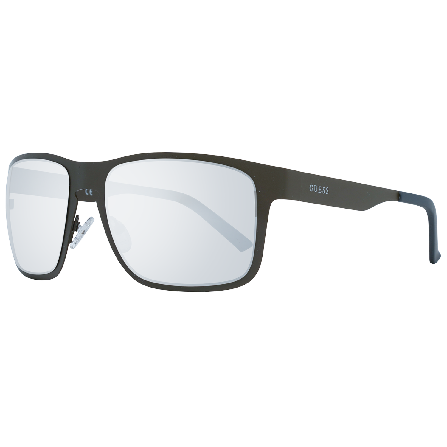 Guess Sunglasses Guess Sunglasses Men's Grey Rectangle GF0197 20C 55 Eyeglasses Eyewear UK USA Australia 