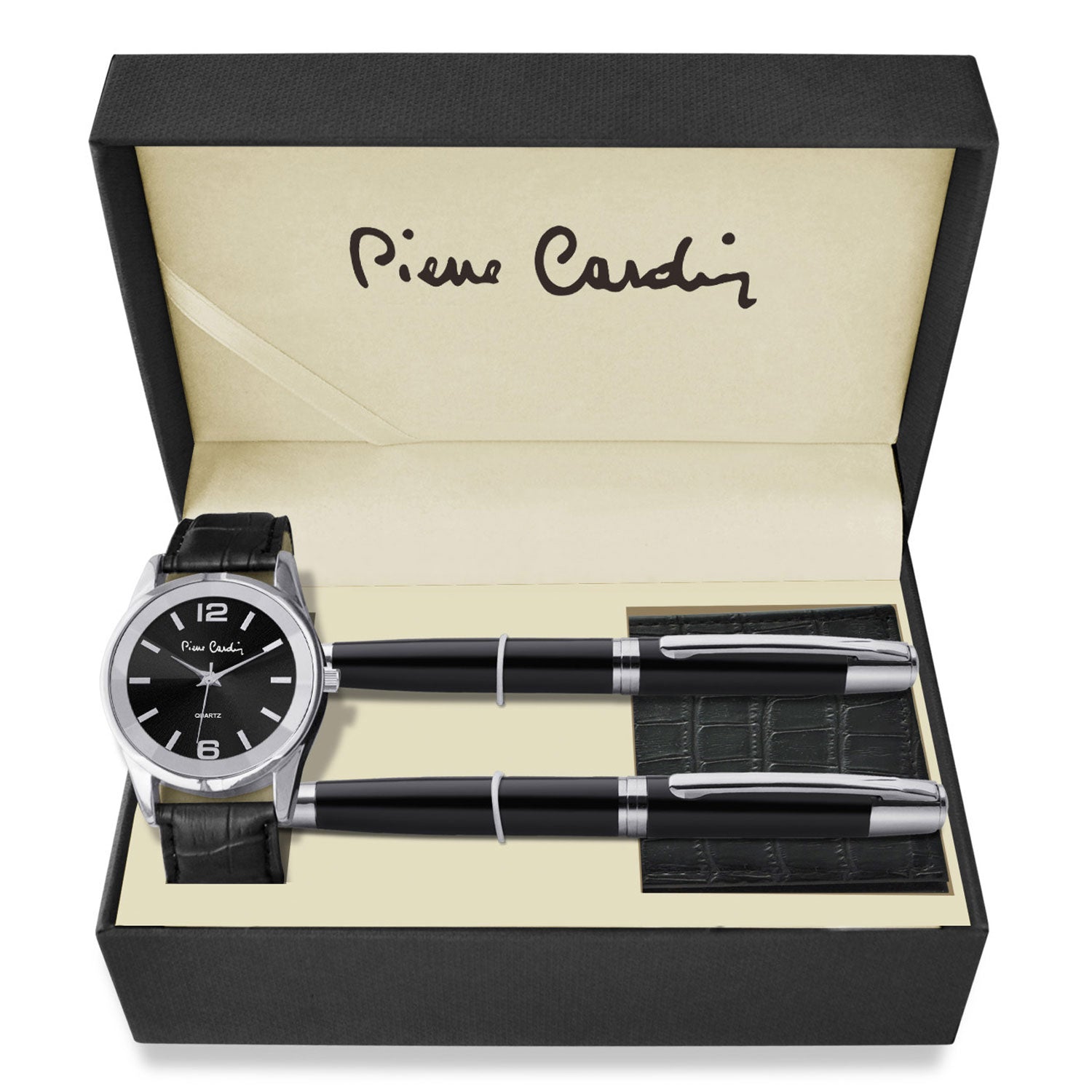 Pierre Cardin Watches Pierre Cardin Gift Set Watch & Wallet & Pen PCX8222G27 Eyeglasses Eyewear UK USA Australia 