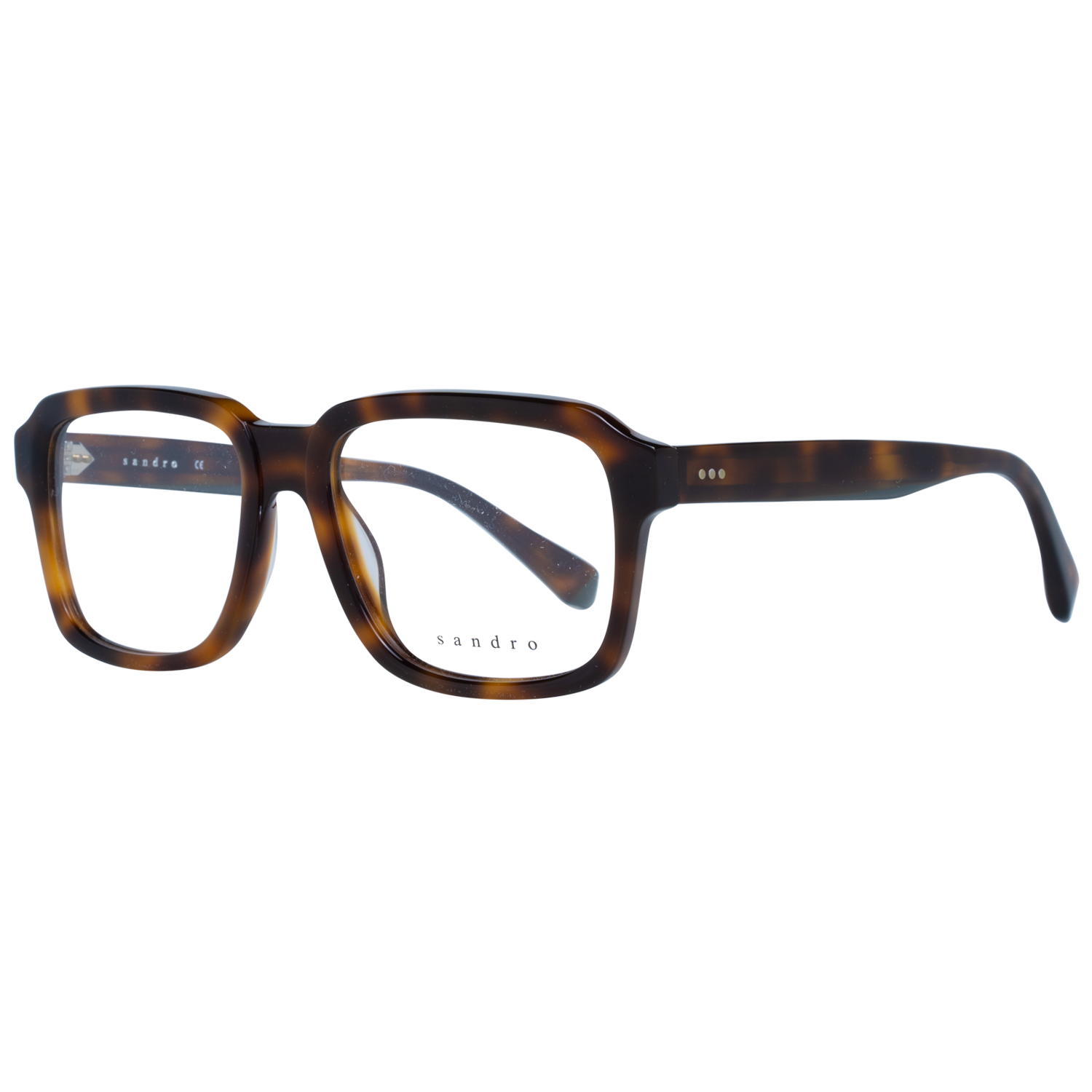 Sandro Frames Sandro Glasses Men Brown Havana Square Frames SD1000 201 53 Eyeglasses Eyewear UK USA Australia 