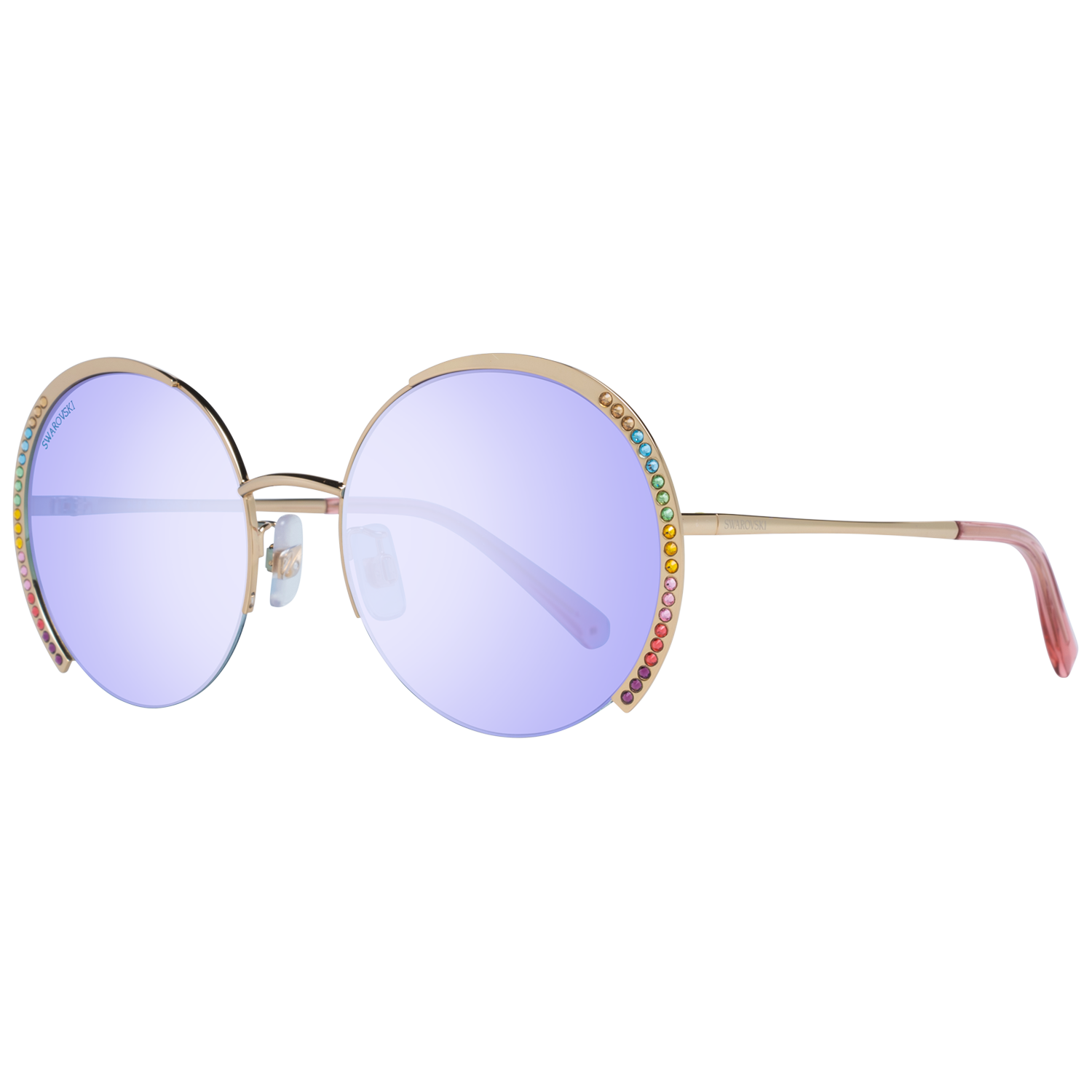 Buy Swarovski women sk0173 uv cat eye sunglasses gold Online | Brands For  Less