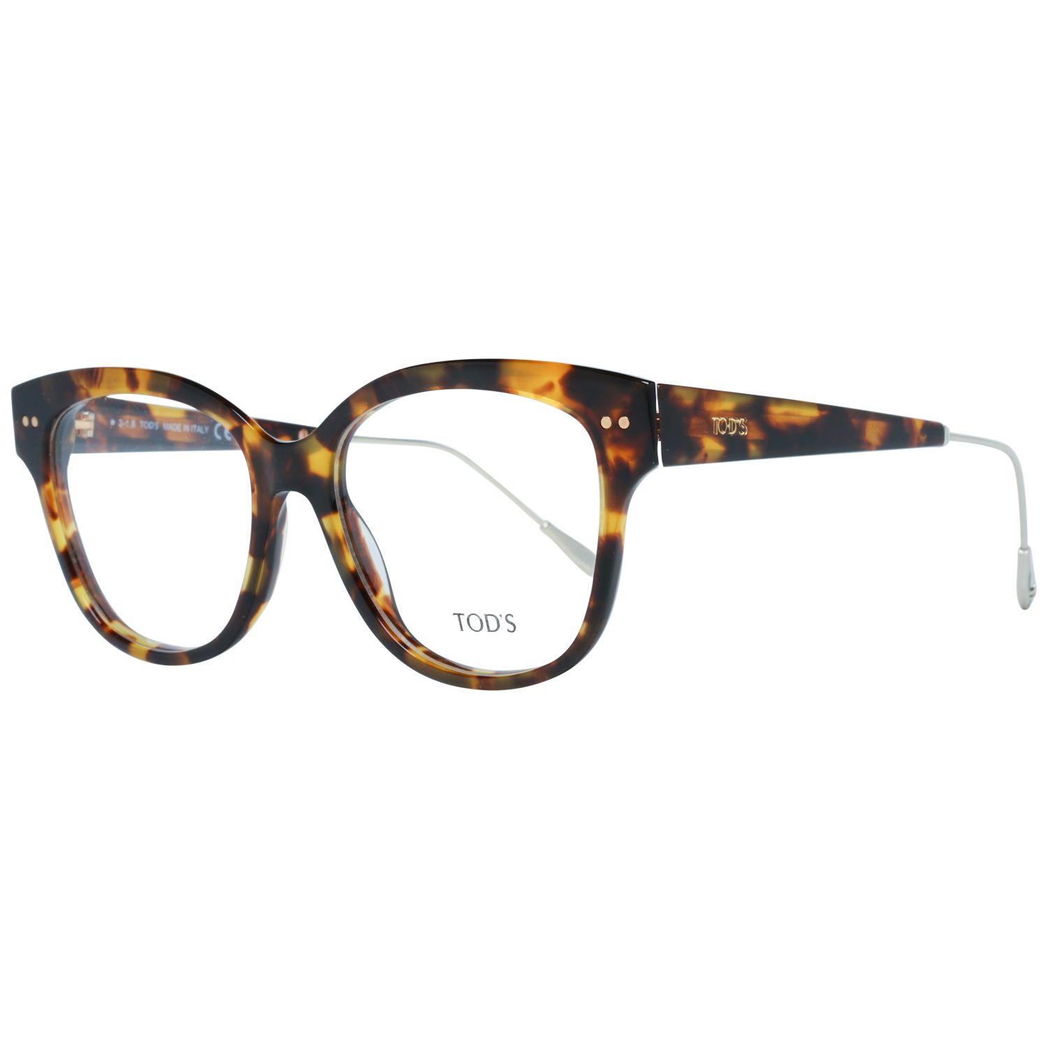 Tods Frames Tods Glasses Women's Brown Havana Round Frames TO5191 056 53mm Eyeglasses Eyewear UK USA Australia 