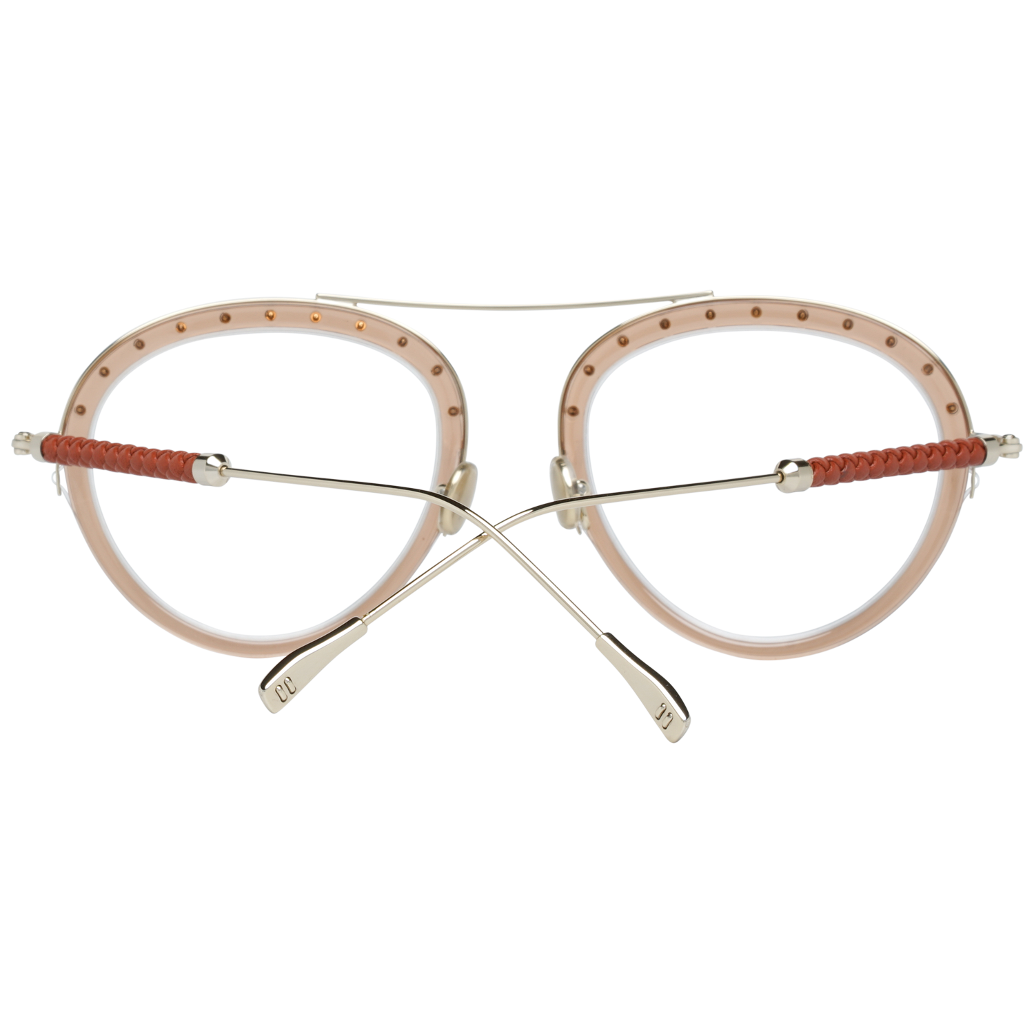 Tods Frames Tods Glasses Women's Brown Oval Frames TO5211 045 52mm Eyeglasses Eyewear UK USA Australia 