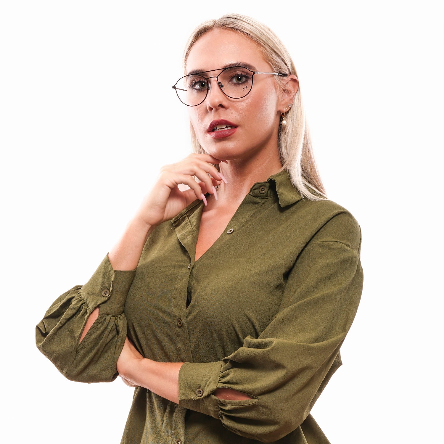 Web Frames Web Prescription Glasses Optical Frame WE5300 002 53 Eyeglasses Eyewear UK USA Australia 